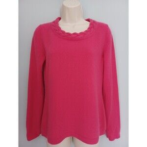 Cashmere Womens Sweater Rose Pink Sz M